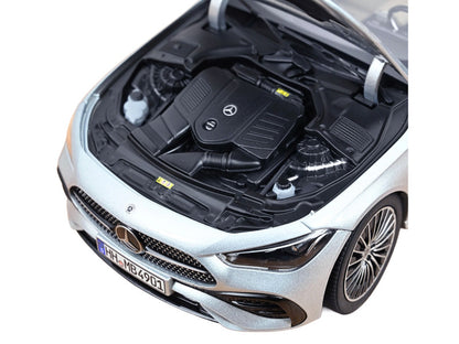 2024 Mercedes-Benz CLE Coupe Hightech Silver Metallic 1/18 Diecast Model Car by Norev