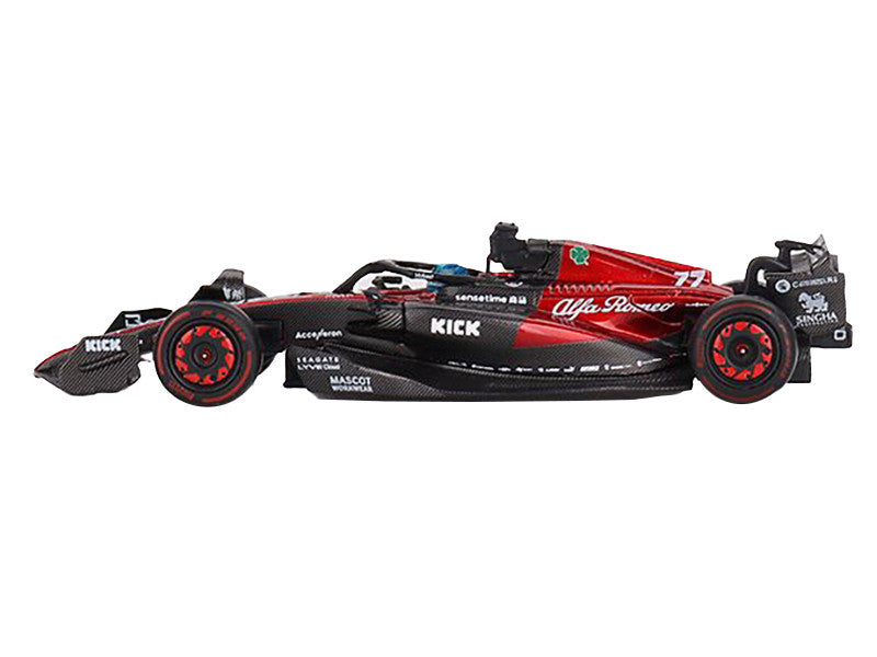 Alfa Romeo C43 #77 Valtteri Bottas "Alfa Romeo F1 Team Kick" Formula One F1 "Australian GP" (2023) Limited Edition 1/64 Diecast Model Car by Mini GT