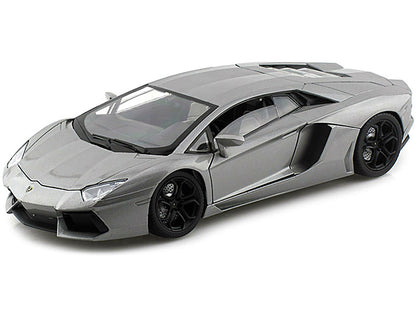 Lamborghini Aventador LP700-4 Gray Metallic 1/18 Diecast Model Car by Motormax