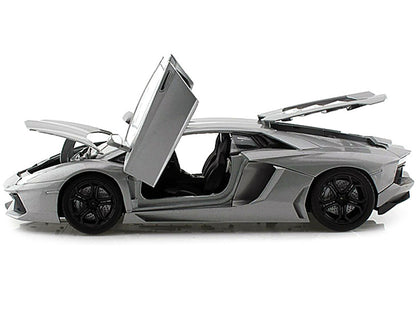 Lamborghini Aventador LP700-4 Gray Metallic 1/18 Diecast Model Car by Motormax