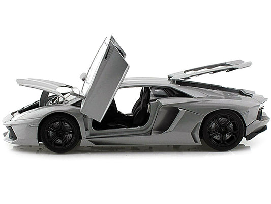 Lamborghini Aventador LP700-4 Gray Metallic 1/18 Diecast Model Car by Motormax